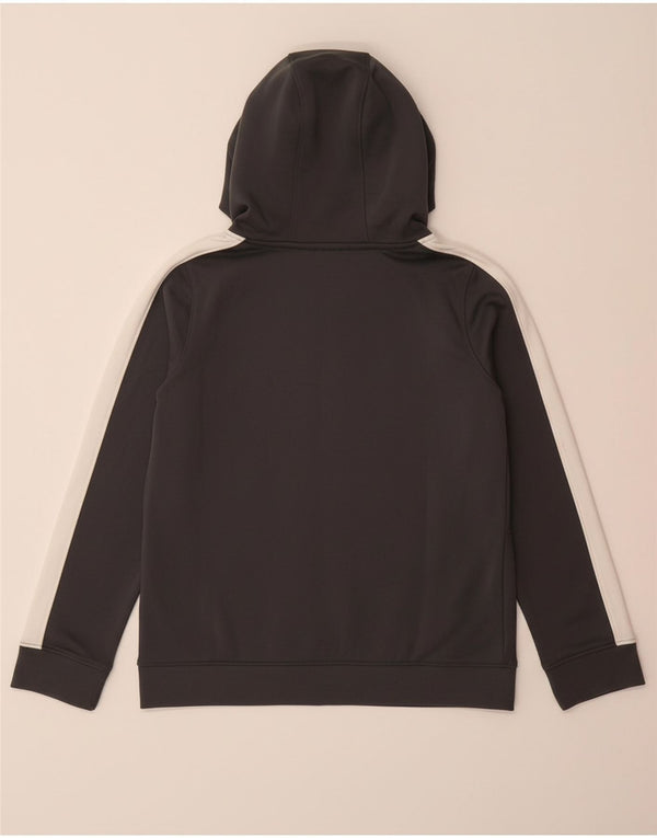 UNDER ARMOUR Kapuzenpullover mit Reißverschluss für Jungen, 9–10 Jahre, Mittelgrau, Farbblock