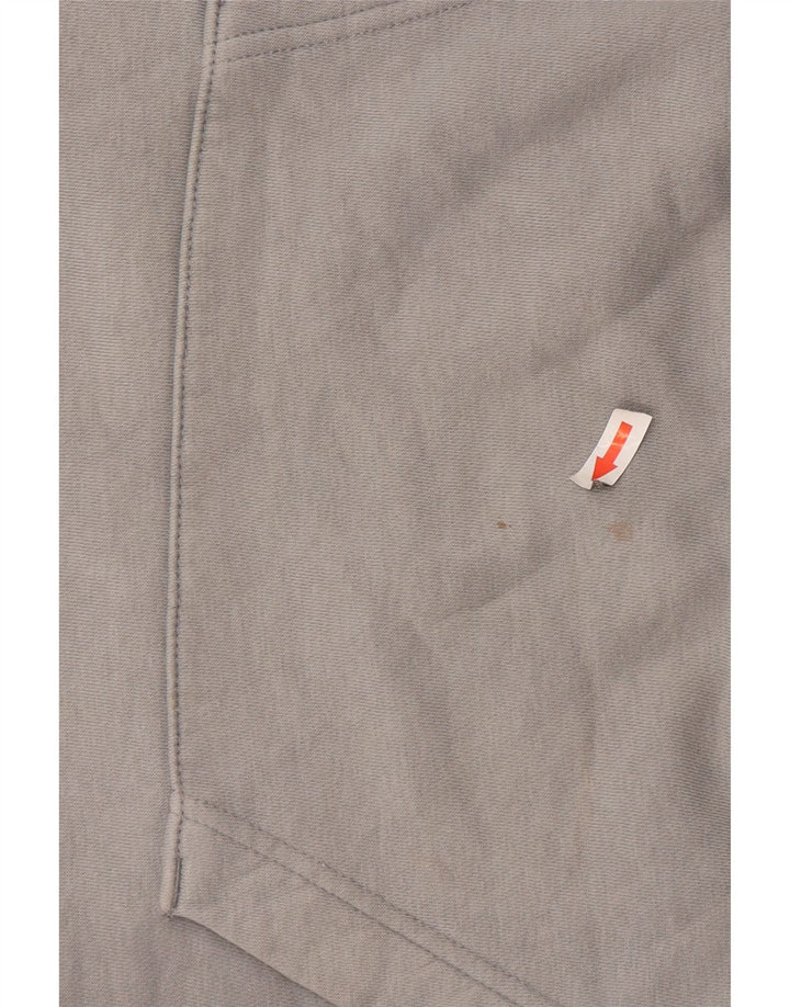 Nike Herren Kapuzenpullover aus mittelgrauer Baumwolle