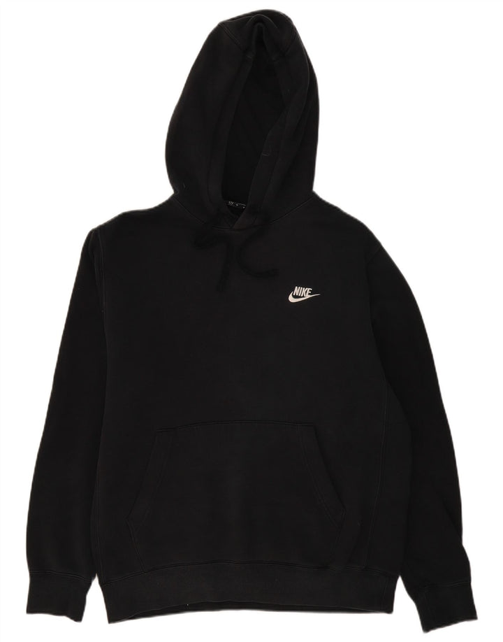 NIKE Herren-Kapuzenpullover, mittelschwarz, Baumwolle