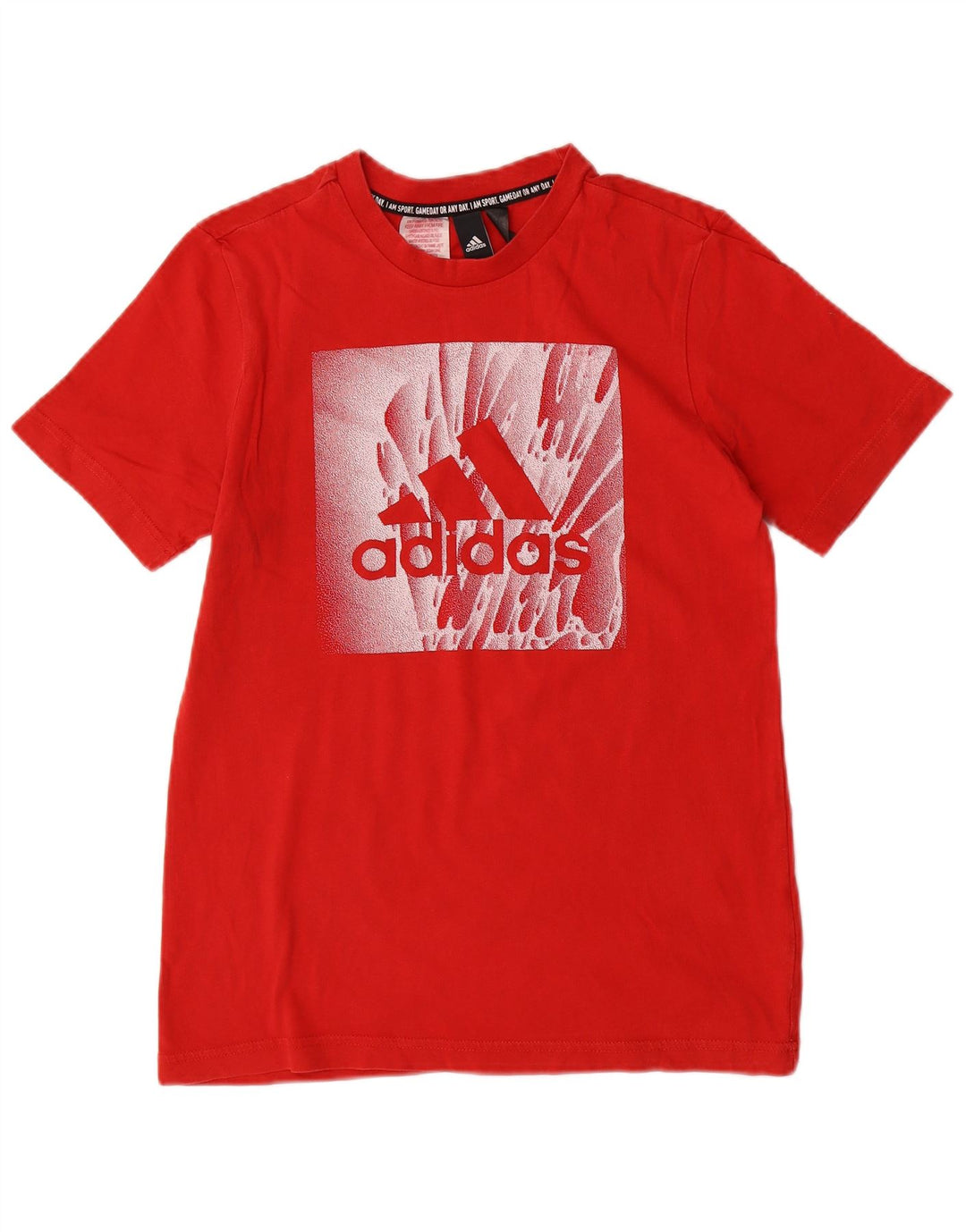 ADIDAS Jungen Grafik T-Shirt Top 13-14 Jahre Rot
