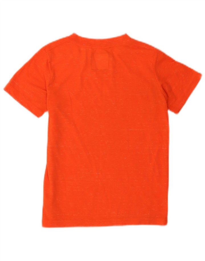 Hurley T-Shirt-Oberteil für Jungen, 6–7 Jahre, groß, orange geflecktes Polyester