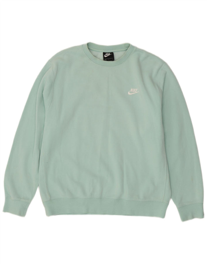 Nike Damen-Sweatshirt in Übergröße, Gr. 16, Größe L, Grün, Baumwolle