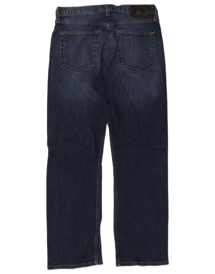 Eddie Bauer Herren Straight Jeans W32 L30 Blaue Baumwolle