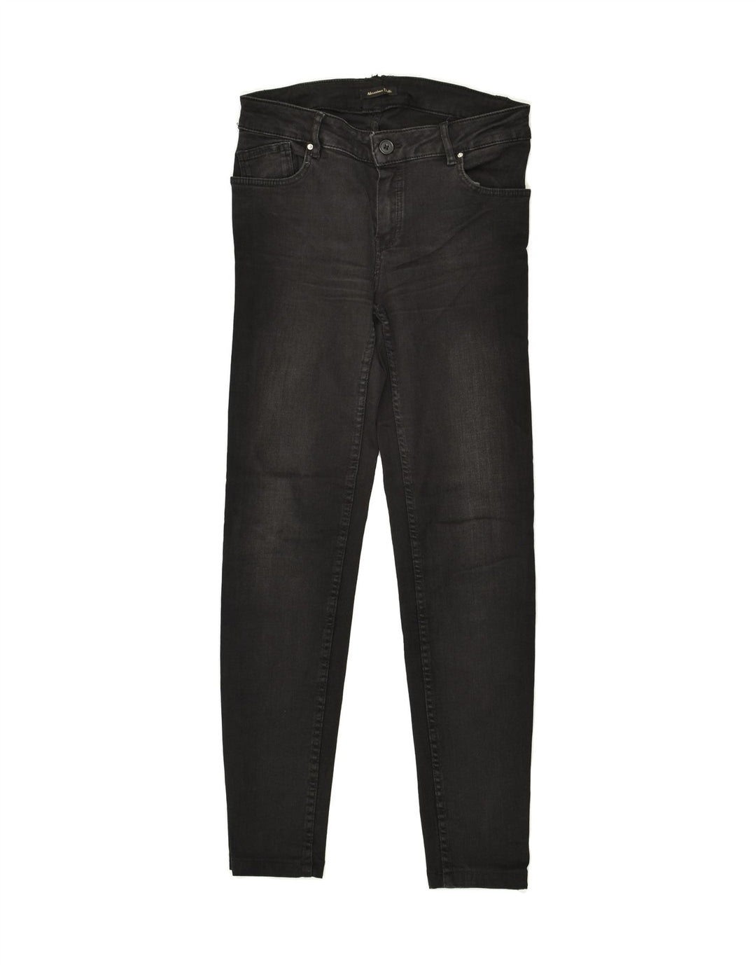 MASSIMO DUTTI Womens Skinny Jeans W28 L27 Black Cotton | Vintage Massimo Dutti | Thrift | Second-Hand Massimo Dutti | Used Clothing | Messina Hembry 
