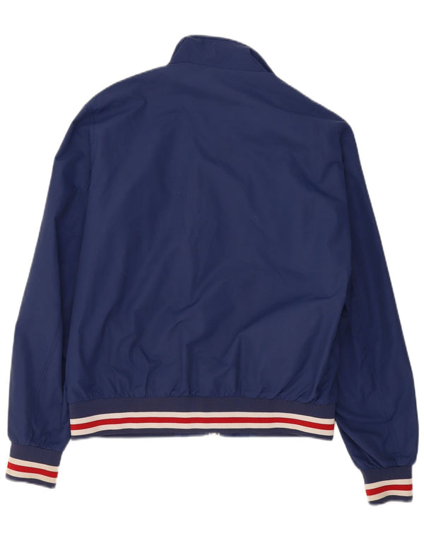 WPM Regenjacke für Jungen, 15–16 Jahre, groß, marineblau, Colourblock-Polyamid