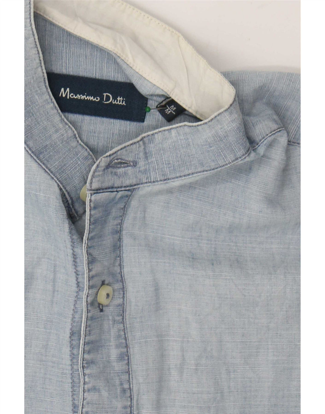 Massimo Dutti Herrenhemd Mittelblau