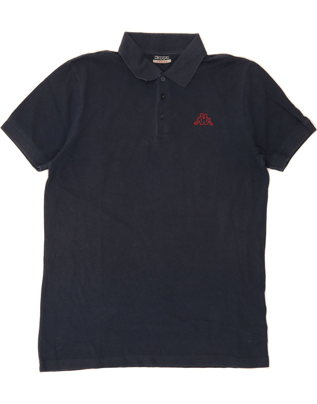 KAPPA Mens Polo Shirt Large Navy Blue Cotton Vintage Kappa and Second-Hand Kappa from Messina Hembry 