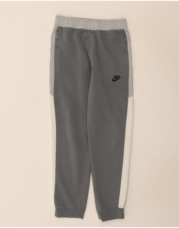 Nike Jungen-Trainingshose, Jogginghose, 12–13 Jahre, Größe L, Grau, Sport