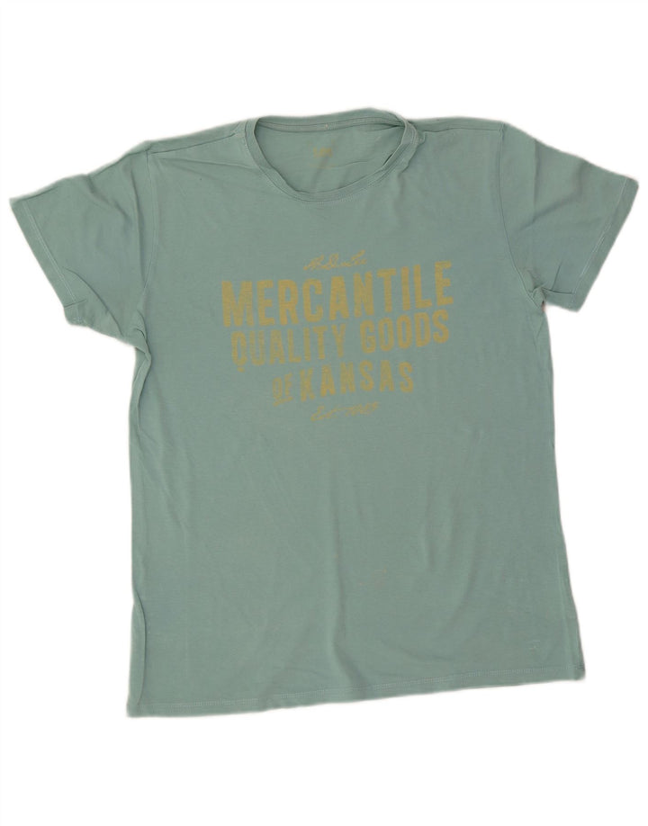 Lee Herren Grafik-T-Shirt aus mitteltürkisfarbener Baumwolle