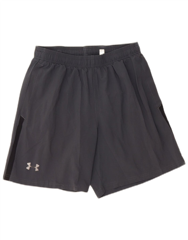 UNDER ARMOUR Herren Heat Gear Sportshorts Mittelgrau Farbblock