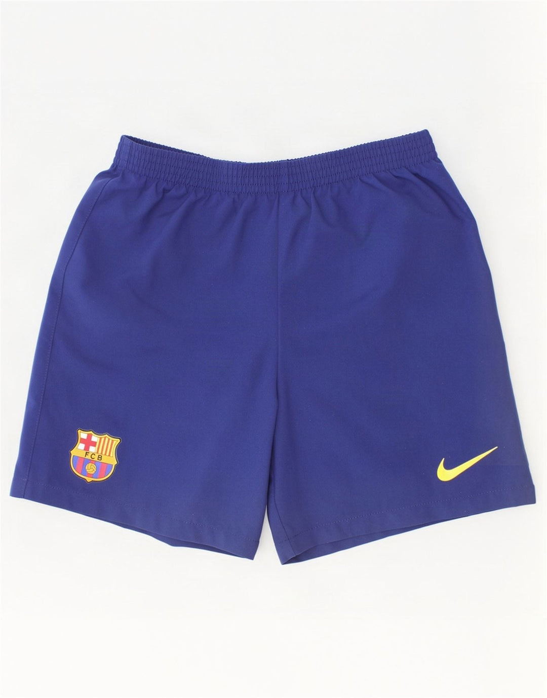 Nike Jungen Barcelona Sport Shorts 7–8 Jahre XL Marineblau Polyester