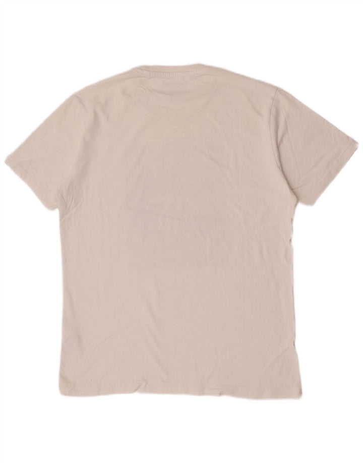 Penguin Herren-T-Shirt mit Grafik, Größe L, aus weißer Baumwolle