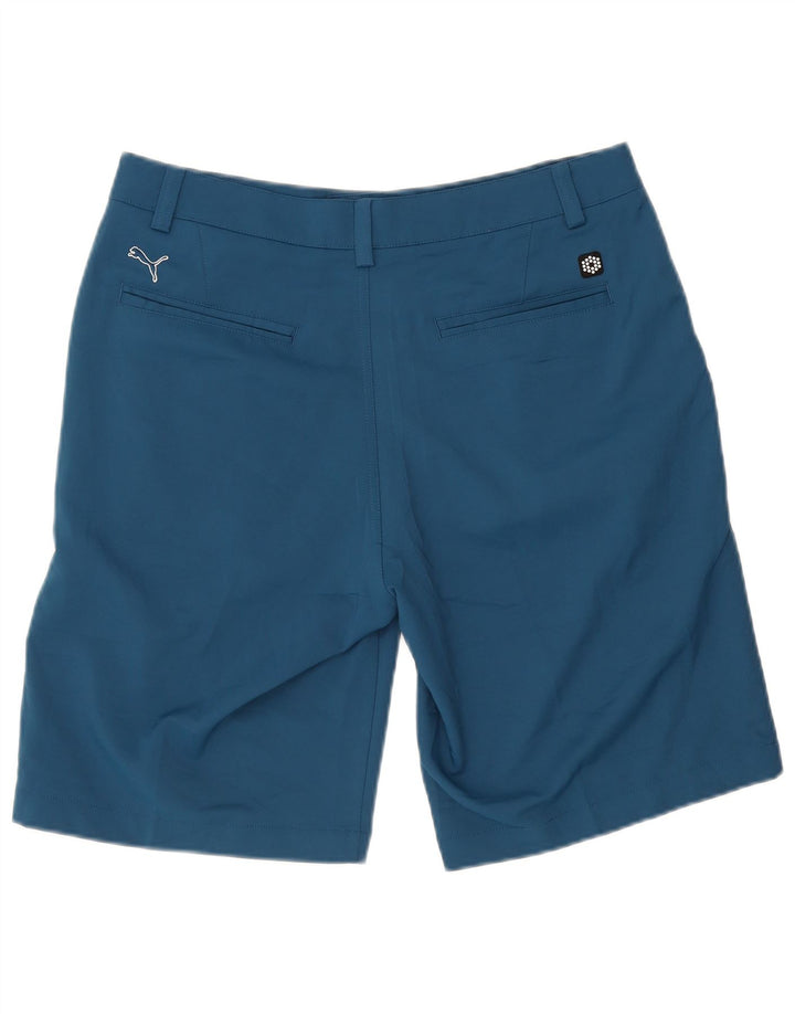 Puma Herren Chino Shorts W34 Large Blau Polyester
