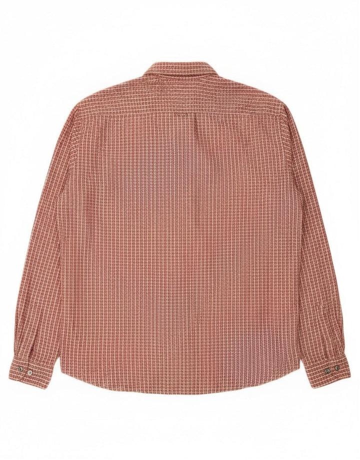 SALEWA Herren-Fleece-Hemd XL, rot kariert, Polyester