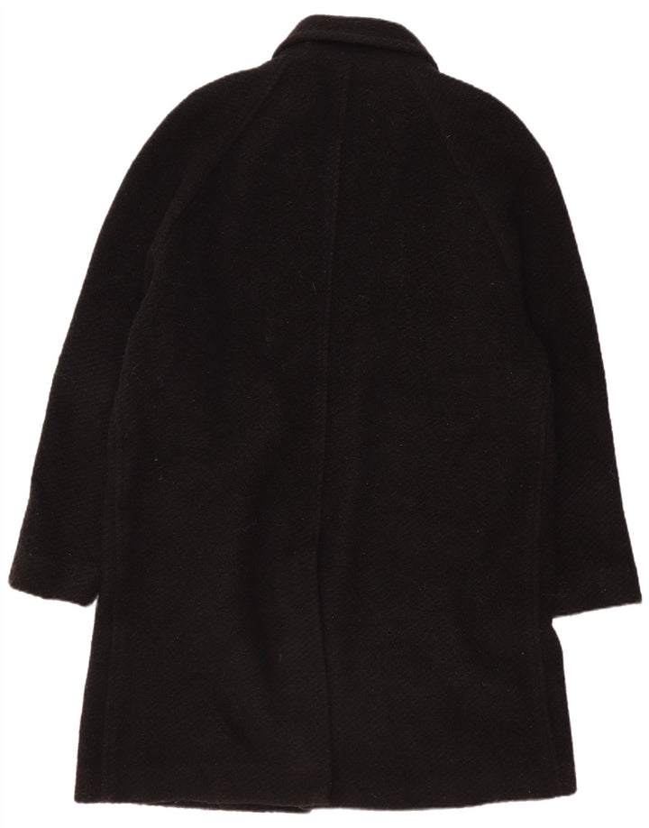 Zara Herrenmantel UK 40 Große schwarze Wolle