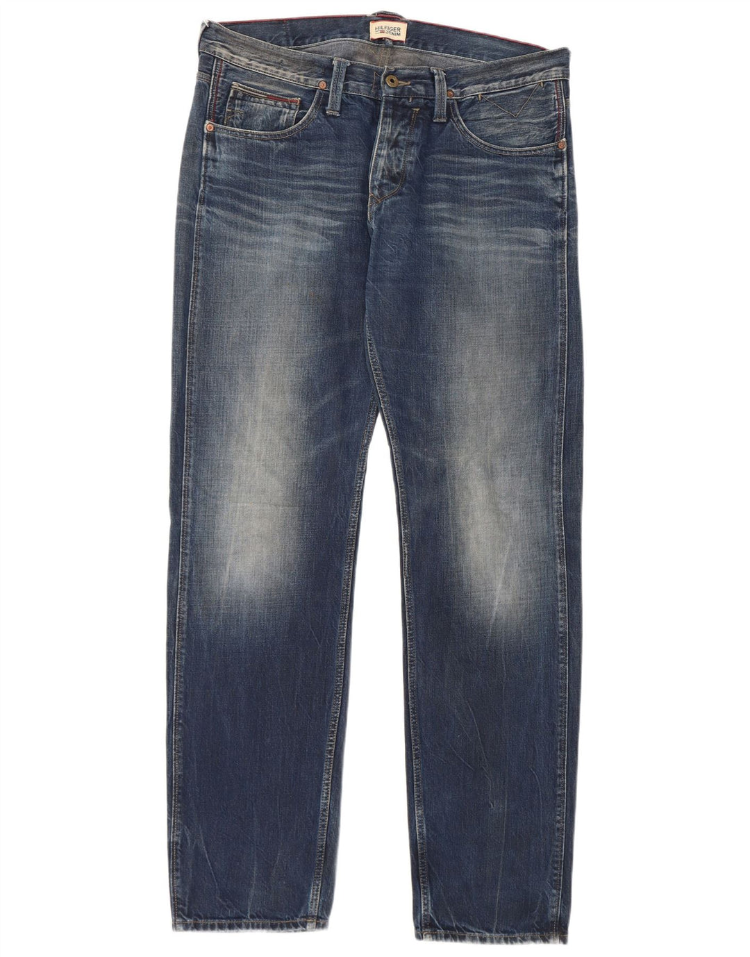 Tommy Hilfiger Herren Straight Jeans W34 L34 Blau