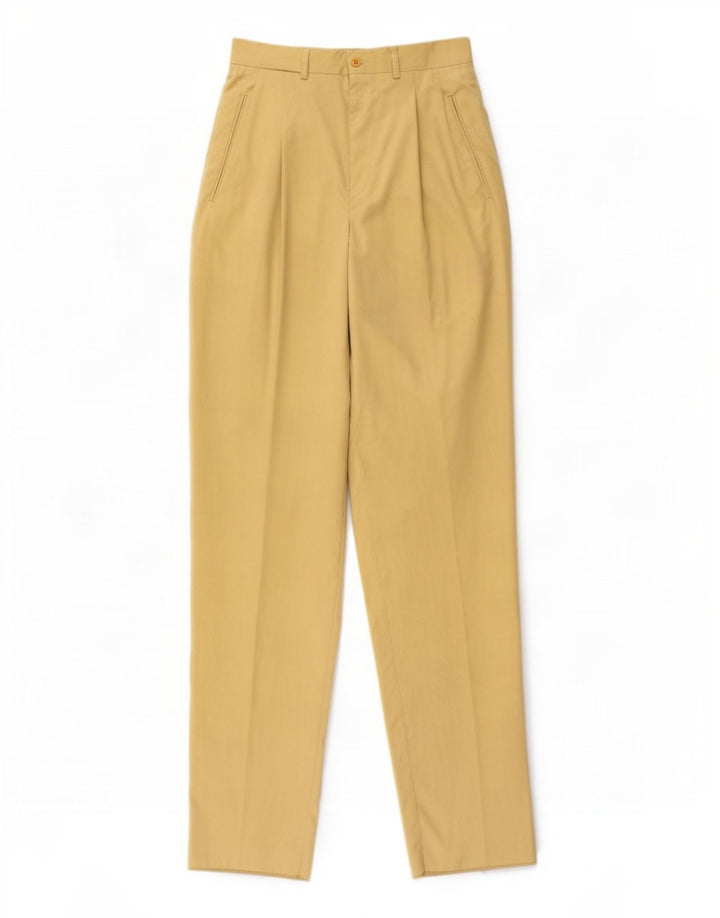 Vintage Damen Chinohose mit Pegged, W30, L36, Gelb
