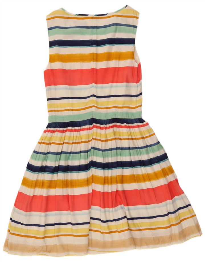TOMMY HILFIGER Womens Swing Dress US 10 Large Multicoloured Striped