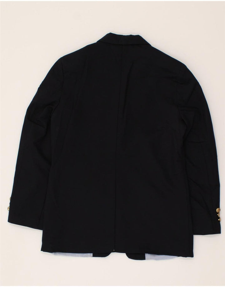 IZOD Boys 2 Button Blazer Jacket 15-16 Years Navy Blue Polyester Vintage Izod and Second-Hand Izod from Messina Hembry 