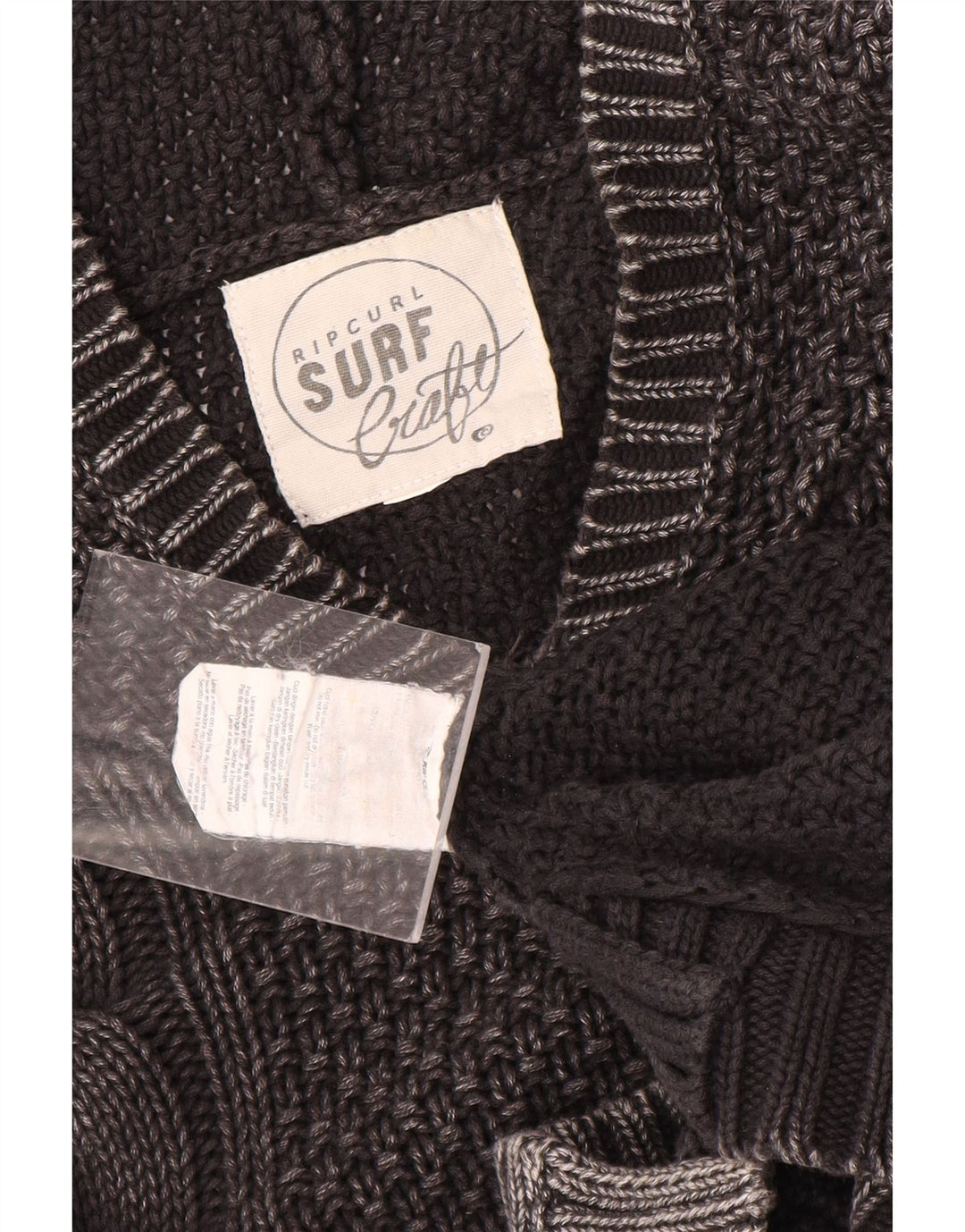 Rip Curl Herren-Kapuzenpullover aus mittelgrauer Baumwolle