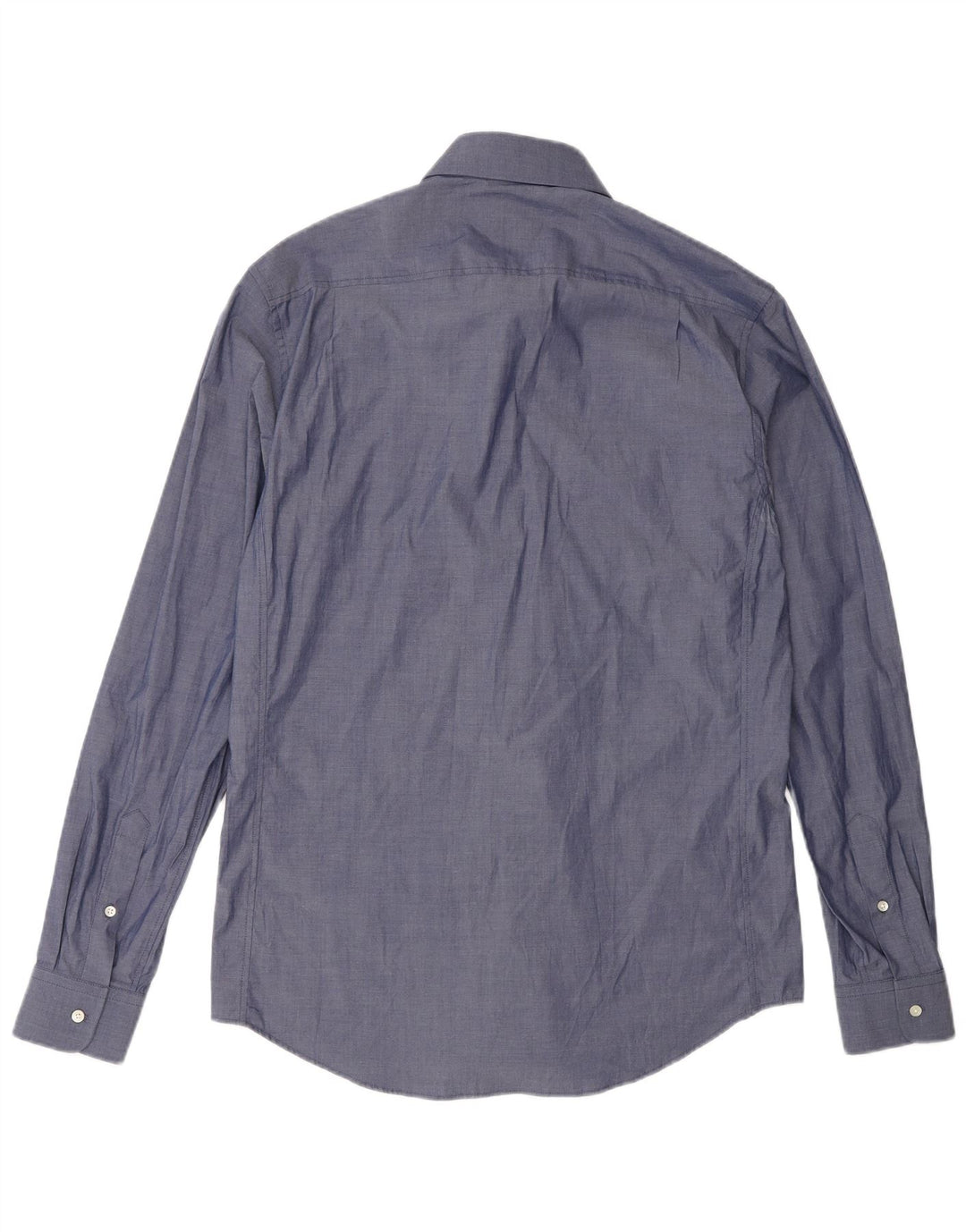 Reiss Herrenhemd aus mittelblauer Baumwolle in Marineblau