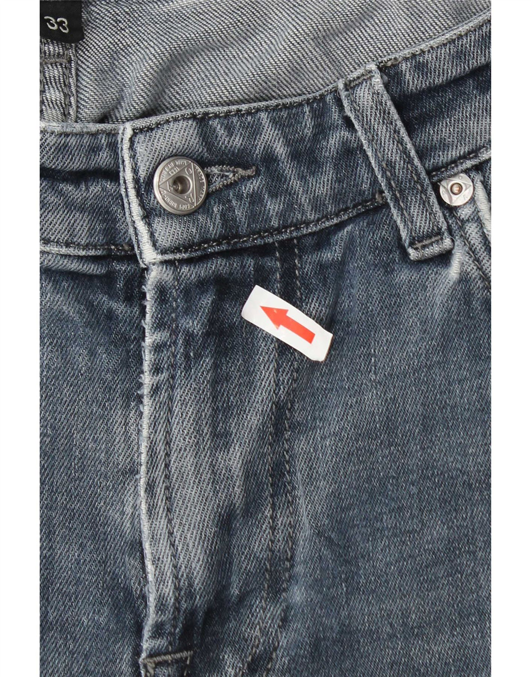 Roy Rogers Herren Straight Jeans W33 L31 Blaue Baumwolle
