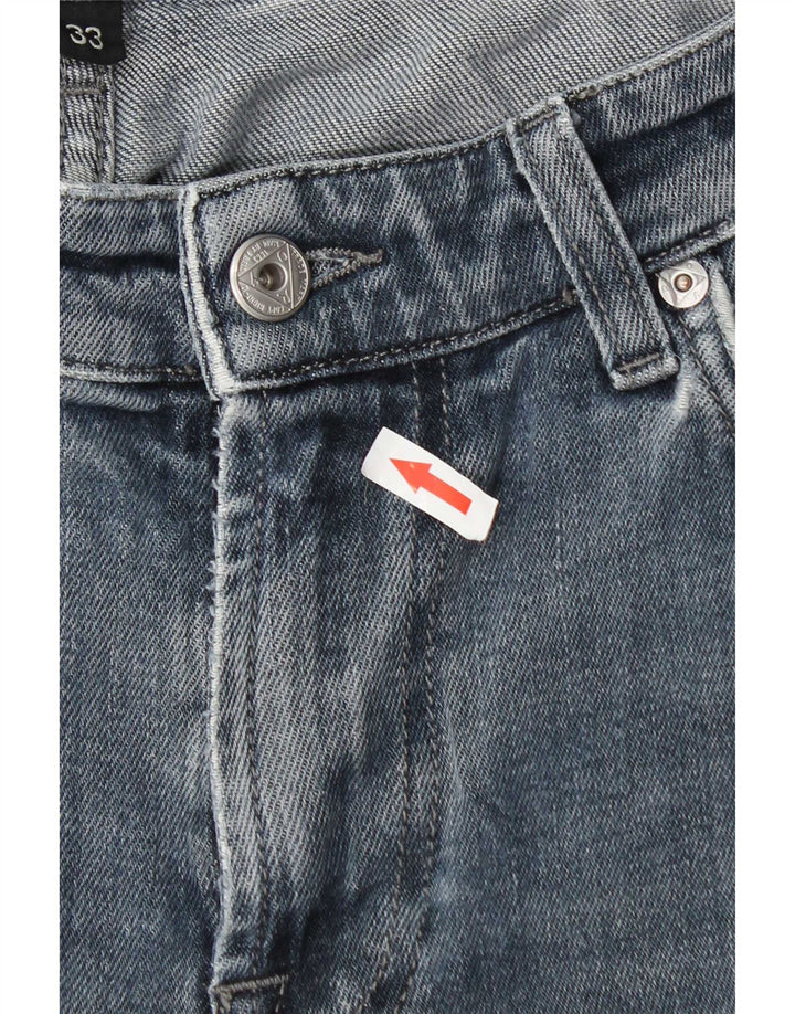 Roy Rogers Herren Straight Jeans W33 L31 Blaue Baumwolle
