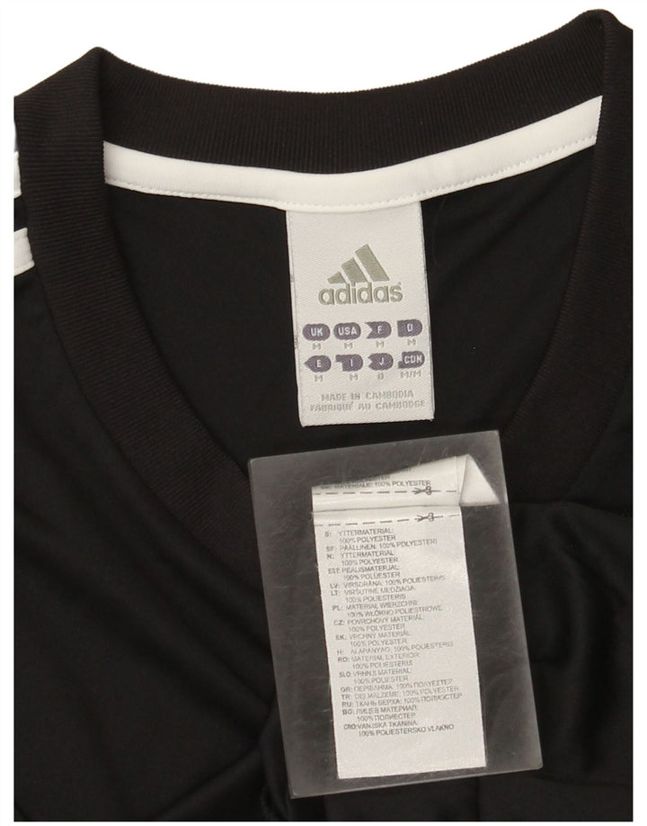 Adidas Herren Climalite T-Shirt Top Medium Schwarz Polyester