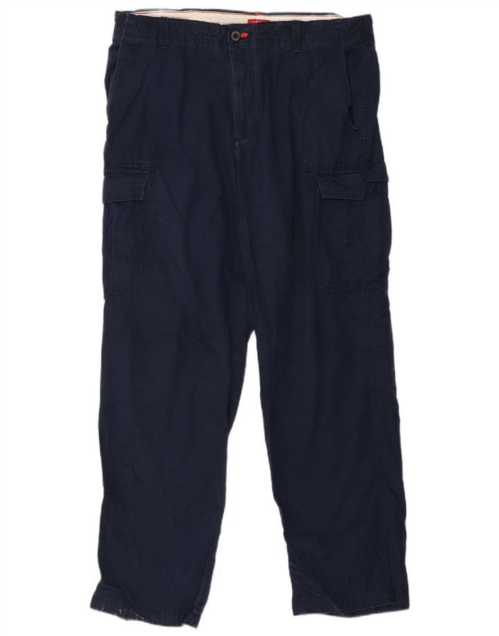 Gerade Cargohose für Herren von Izod, W36, L32, marineblau, Baumwolle