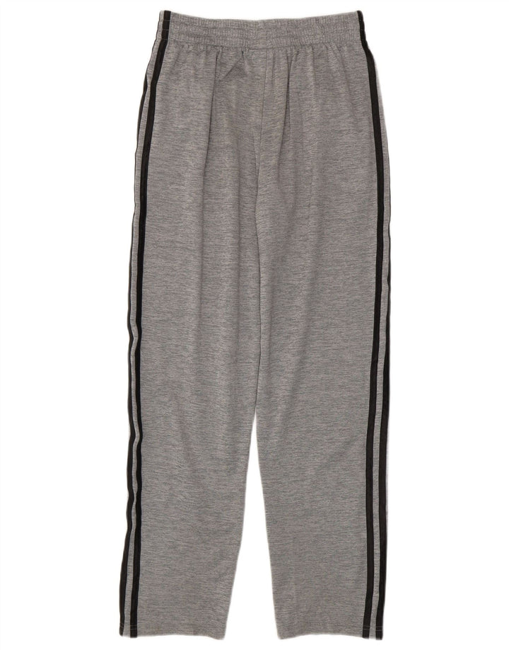 ADIDAS Trainingshose für Jungen, 14–15 Jahre, grau geflecktes Polyester