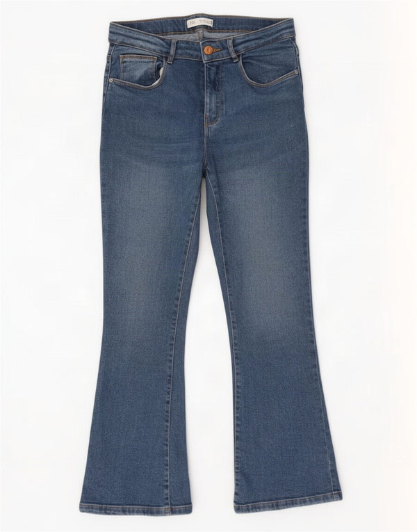 Zara Bootcut-Jeans für Mädchen, 13–14 Jahre, W28, L25, blaue Baumwolle