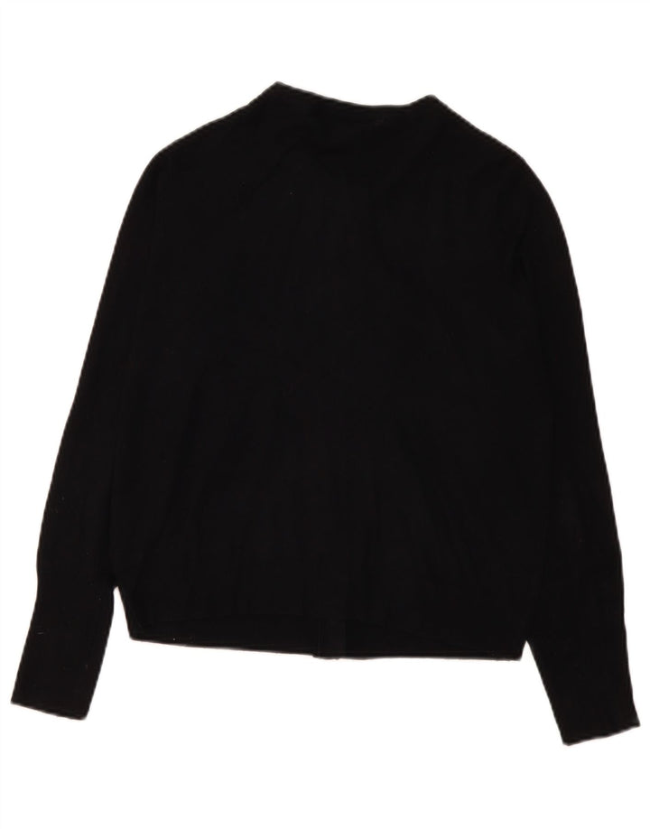 Marks & Spencer Damen-Cardigan-Pullover UK 14 Mittelschwarze Viskose