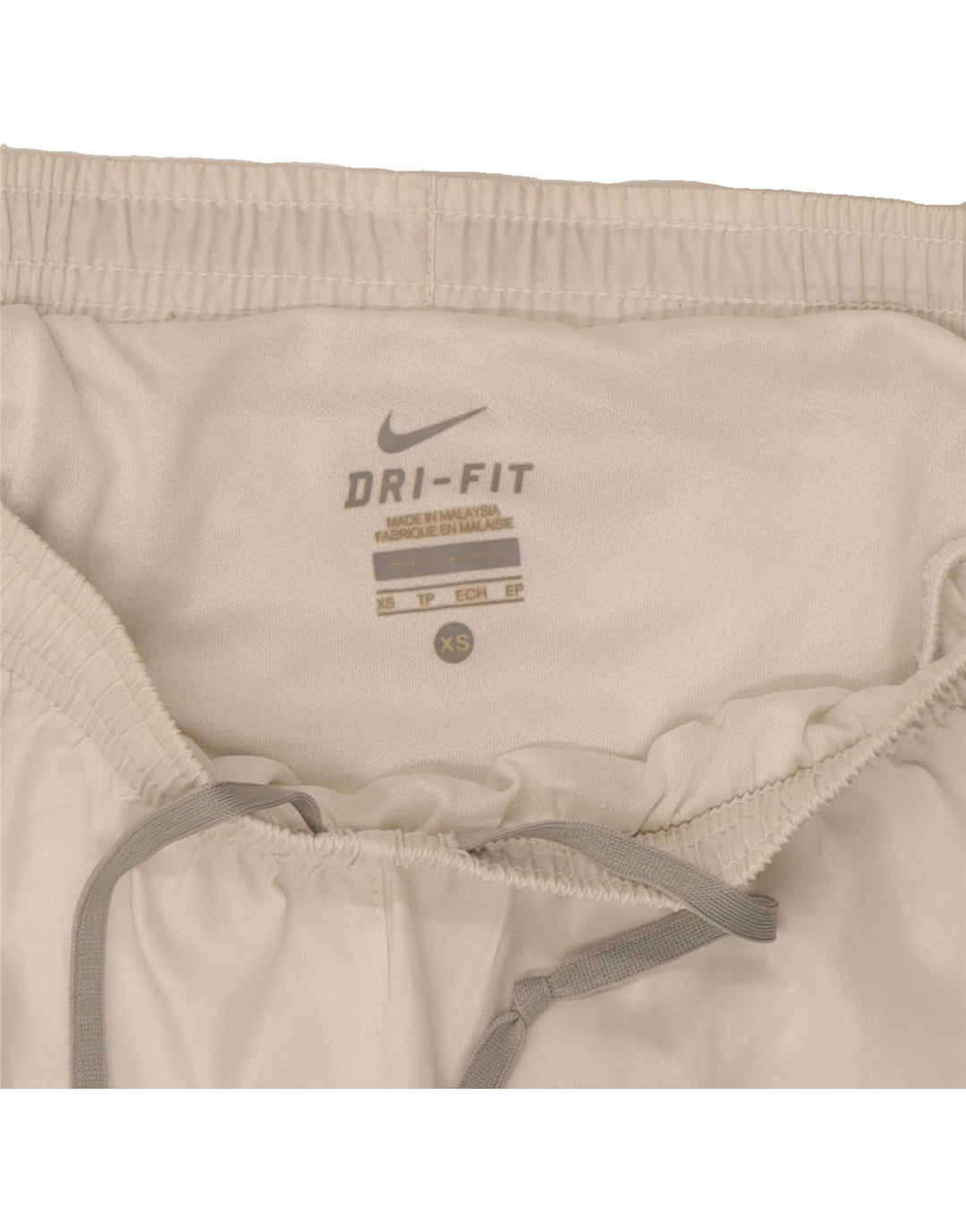 NIKE Womens Dri Fit Sport Shorts UK 6 XS  White Polyester Vintage Nike and Second-Hand Nike from Messina Hembry 