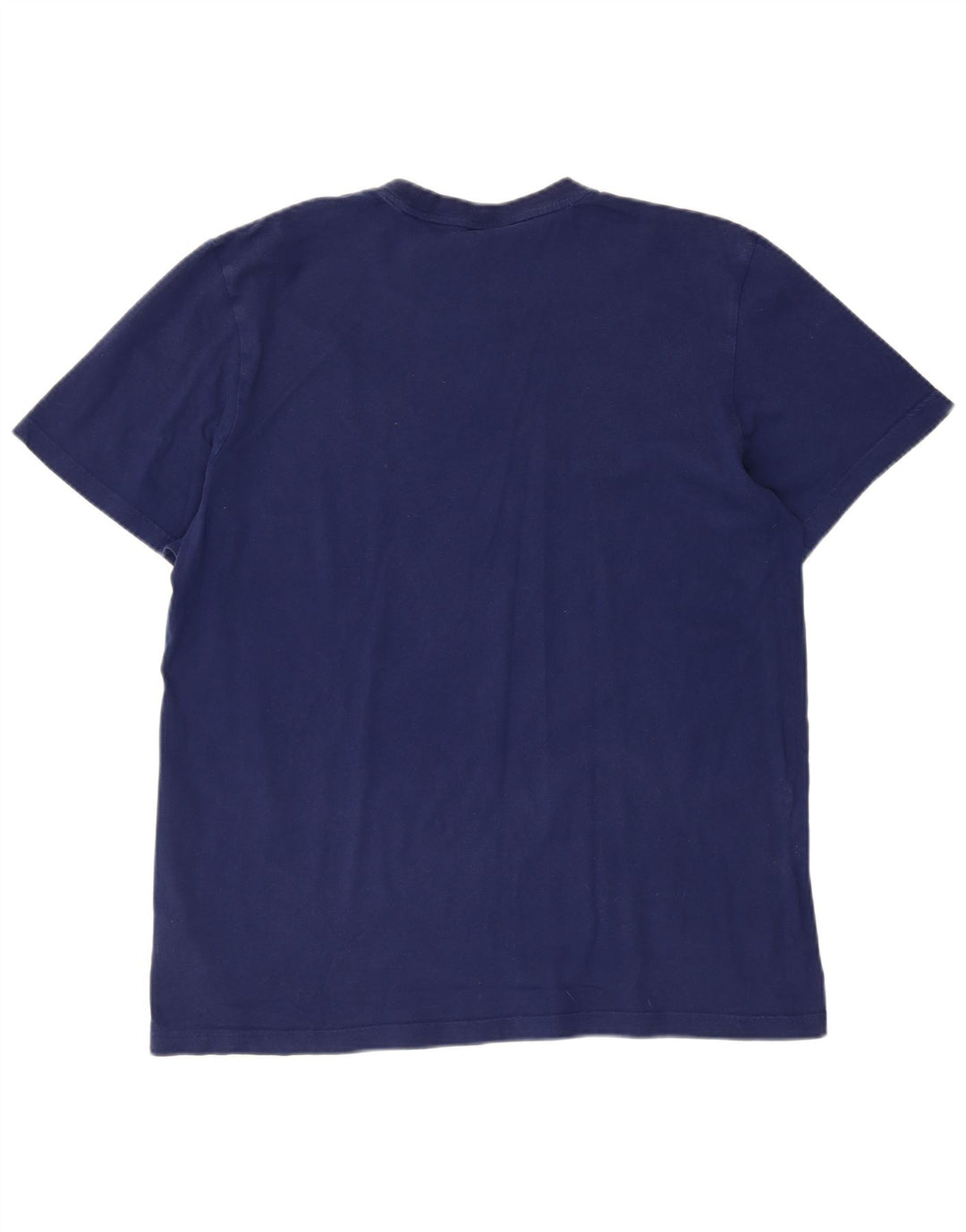 ADIDAS Herren T-Shirt Top Large Marineblau Baumwolle