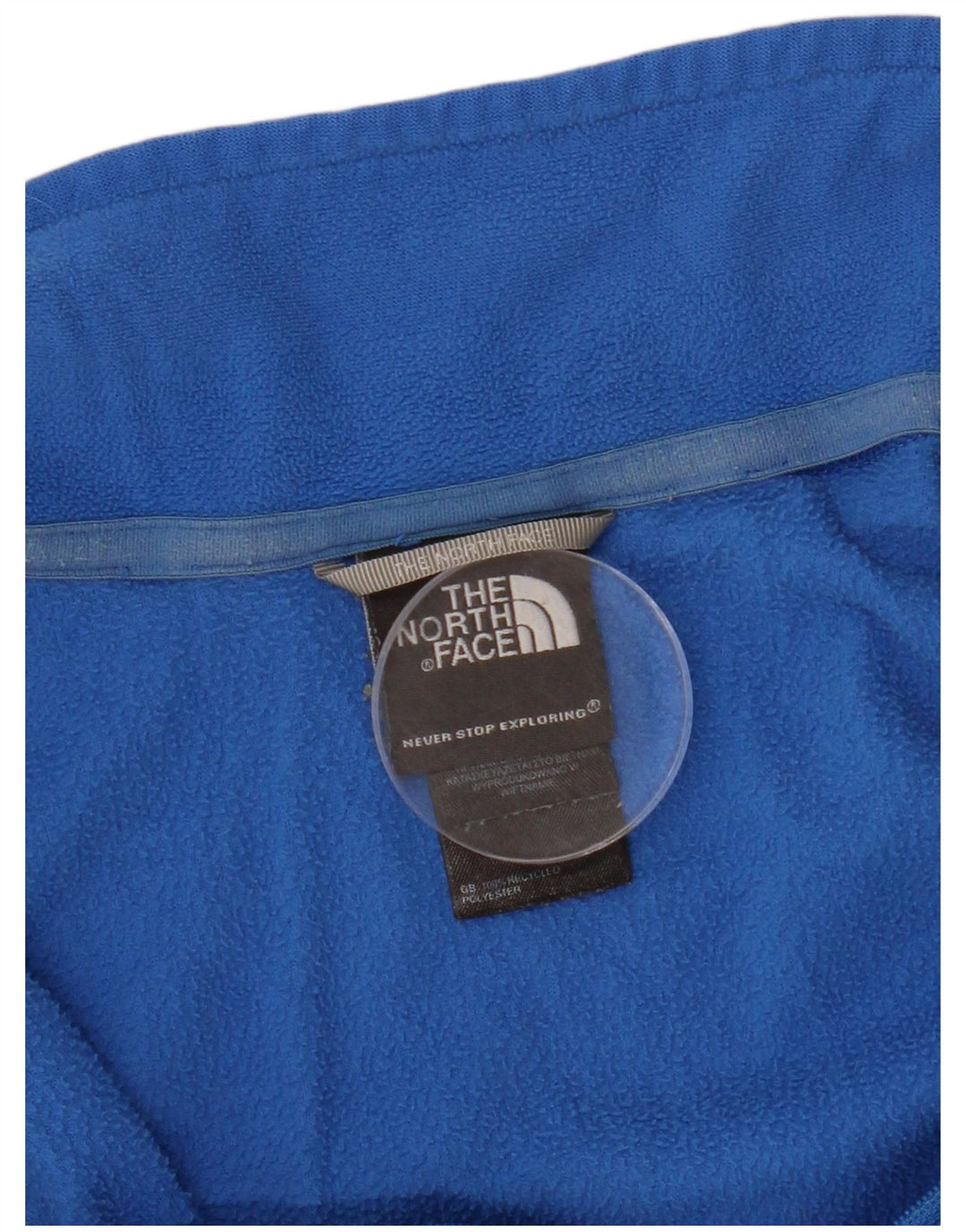 THE NORTH FACE Herren-Fleecepullover mit Reißverschluss, XL, Blau, Polyester