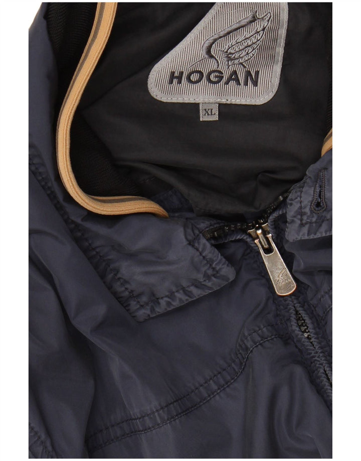 HOGAN Herren Bomberjacke UK 42 XL Marineblau