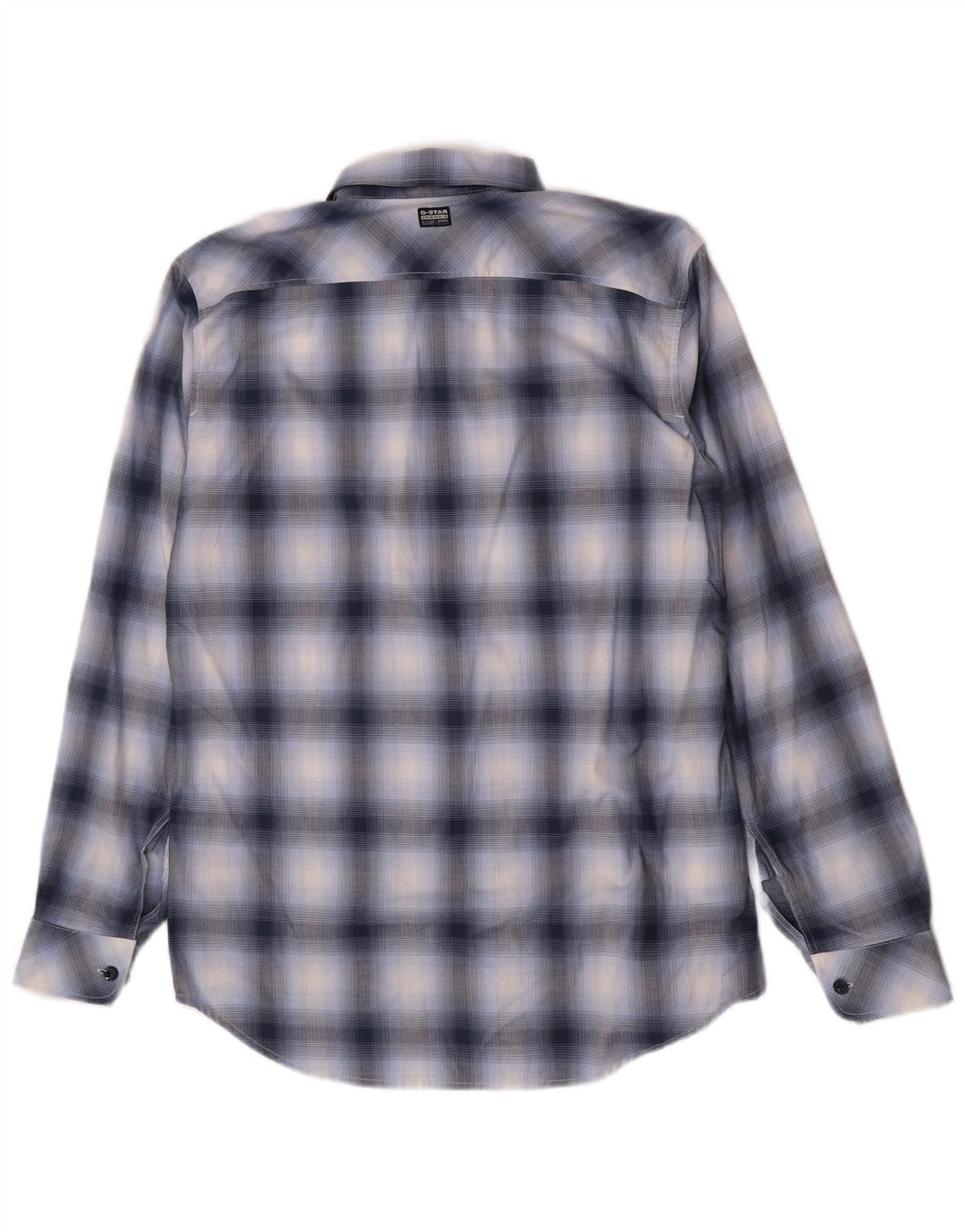 G-Star Herren Slim Fit Hemd, groß, blau kariert, Baumwolle
