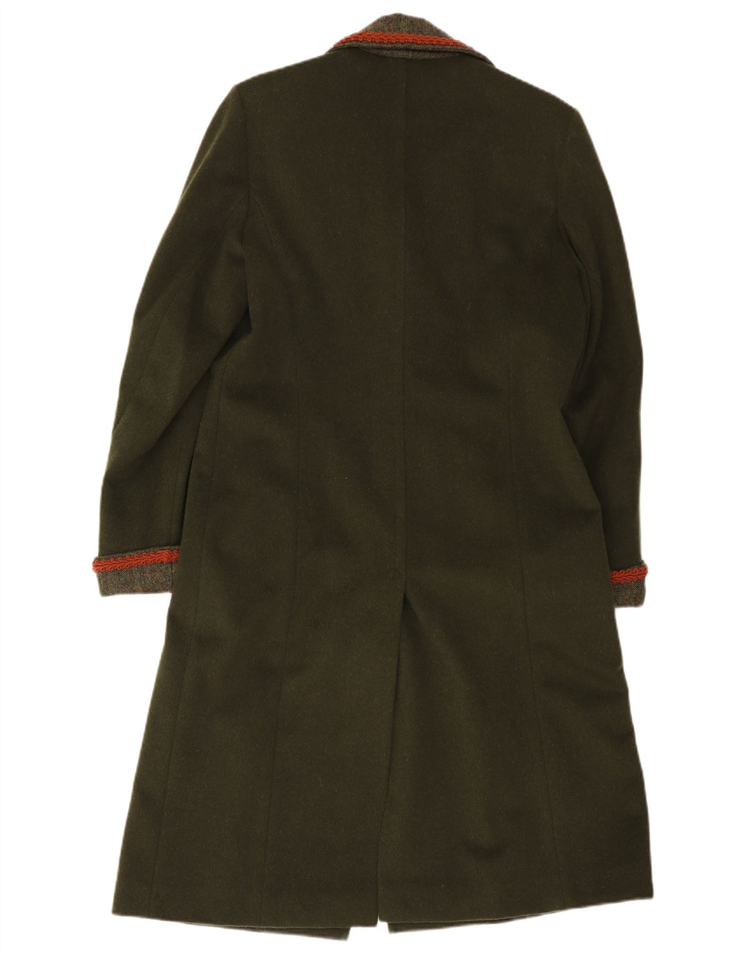 Vintage Damen Mantel UK 14 Mittelgrün Klassisch