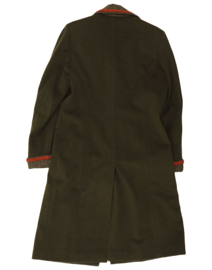Vintage Damen Mantel UK 14 Mittelgrün Klassisch
