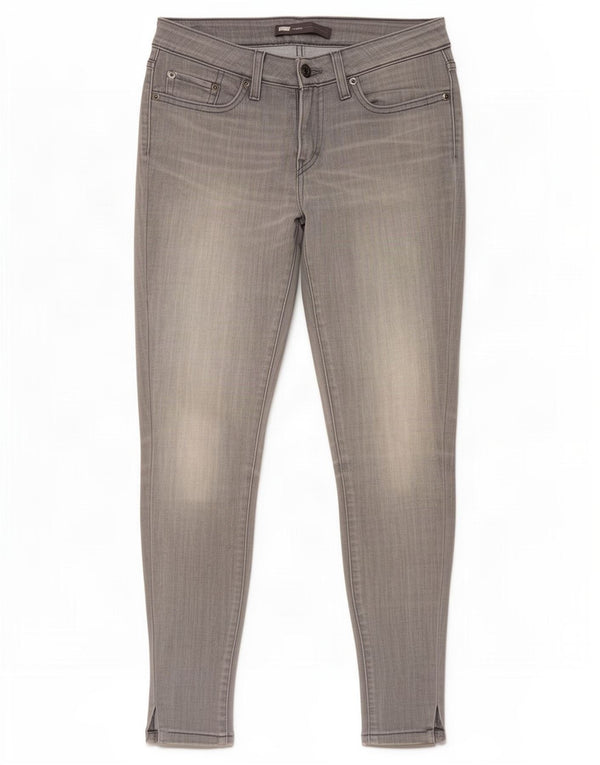 Levi's Damen Legging Skinny Jeans W26 L29 Grau