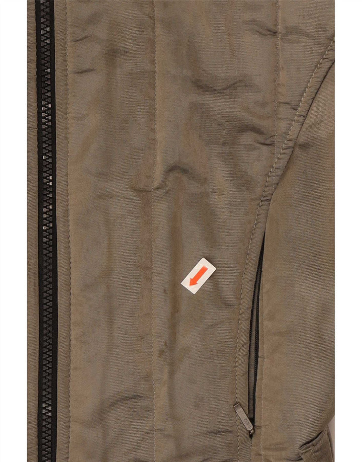Refrigiwear Damen Wattierte Jacke IT 44 Medium Khaki Polyamid