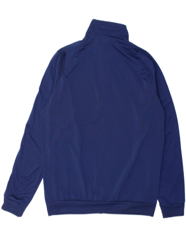 ADIDAS Mens Tracksuit Top Jacket Large Navy Blue Polyester Vintage Adidas and Second-Hand Adidas from Messina Hembry 