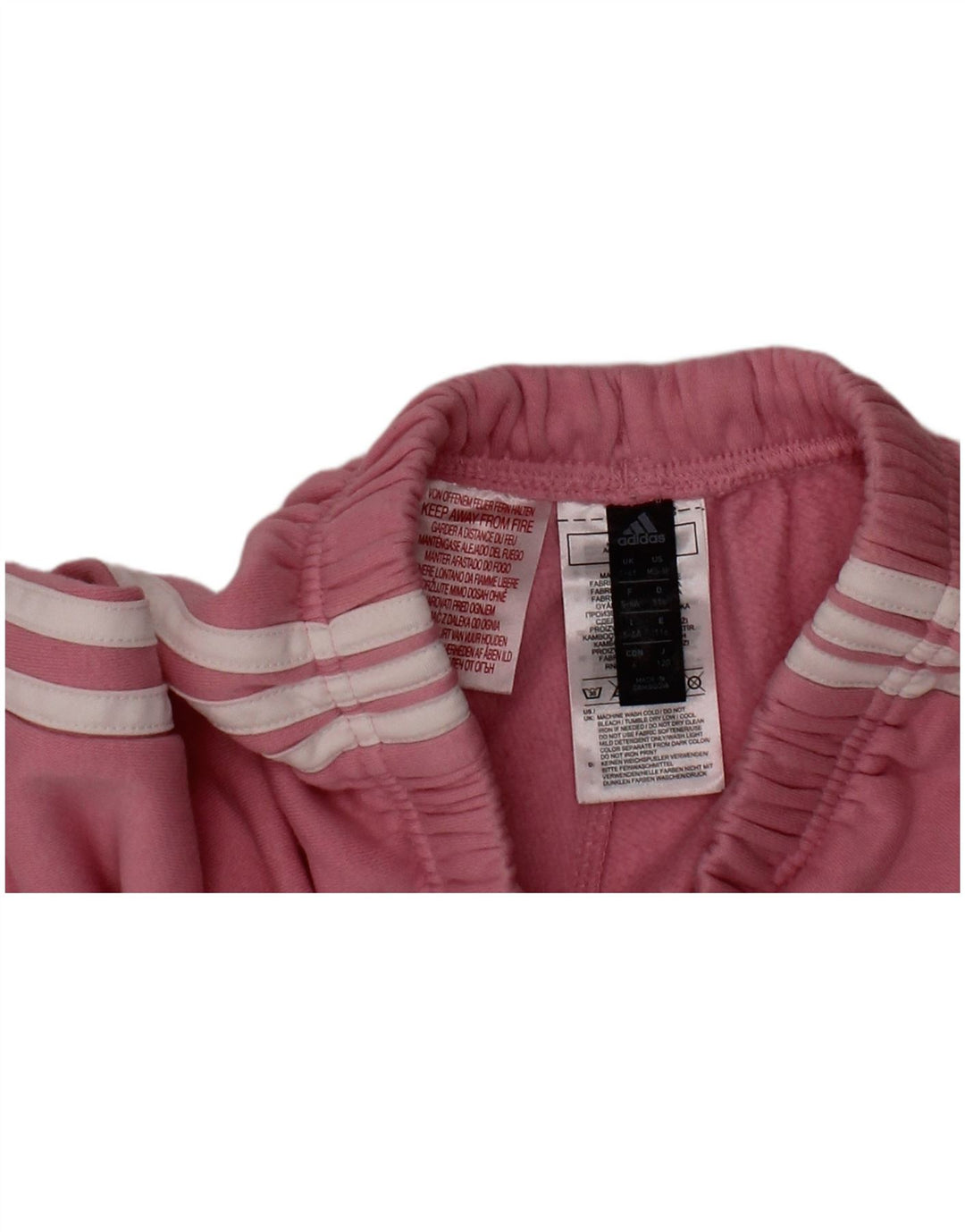 ADIDAS Mädchen-Trainingsanzug, Hose, Jogger, 5–6 Jahre, rosa Baumwolle