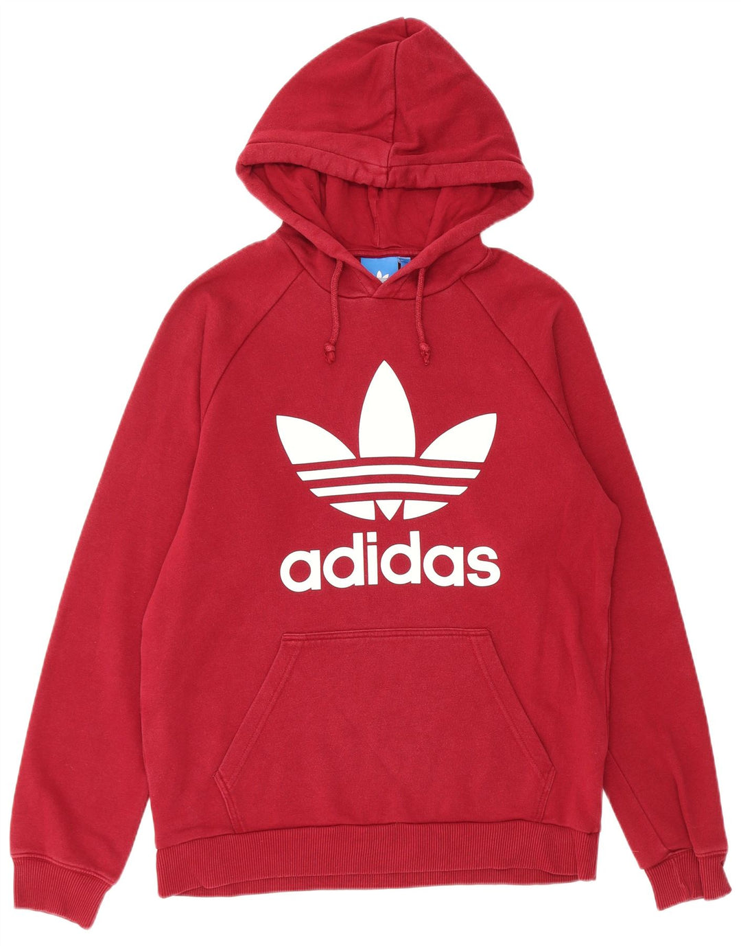 ADIDAS Herren Grafik-Hoodie-Pullover, mittlere Burgunder-Baumwolle