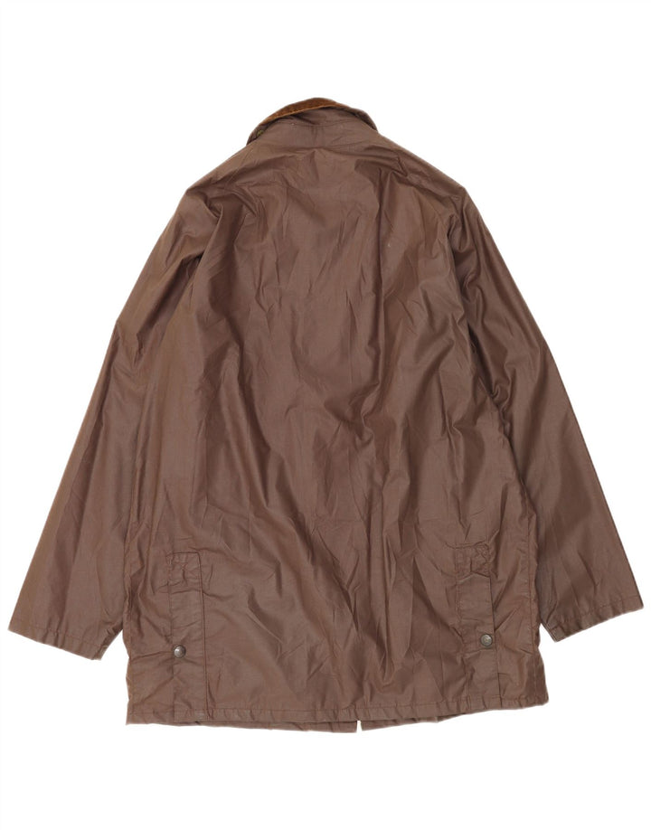 Conbipel Herren-Jacke aus gewachster Baumwolle mit lockerer Passform, UK 36, Größe S, braun, Polyester