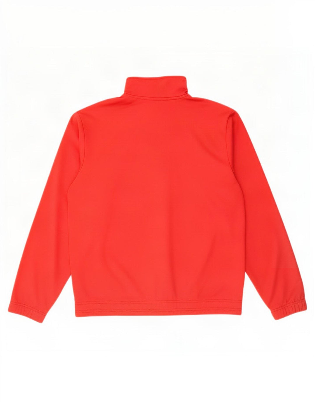 Asics Jungen-Sweatshirt mit Reißverschluss am Hals, 13–14 Jahre, rotes Polyester