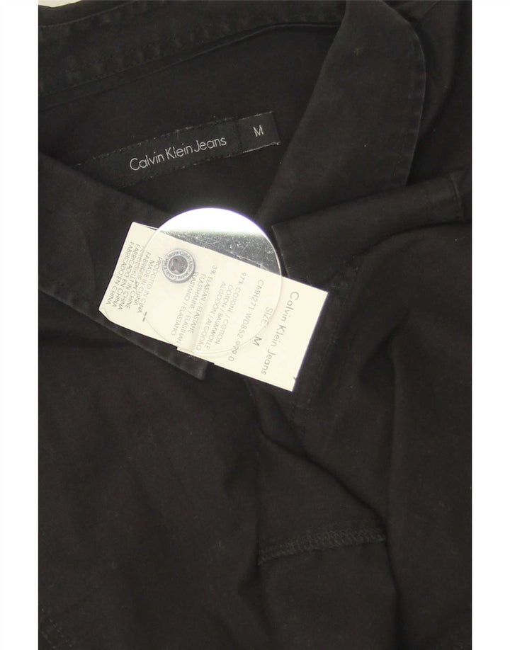 Calvin Klein Jeans Herrenhemd Mittelschwarze Baumwolle