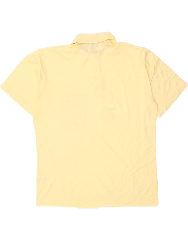 ERMENEGILDO ZEGNA Herren Poloshirt IT 50 Mittelgelbe Baumwolle