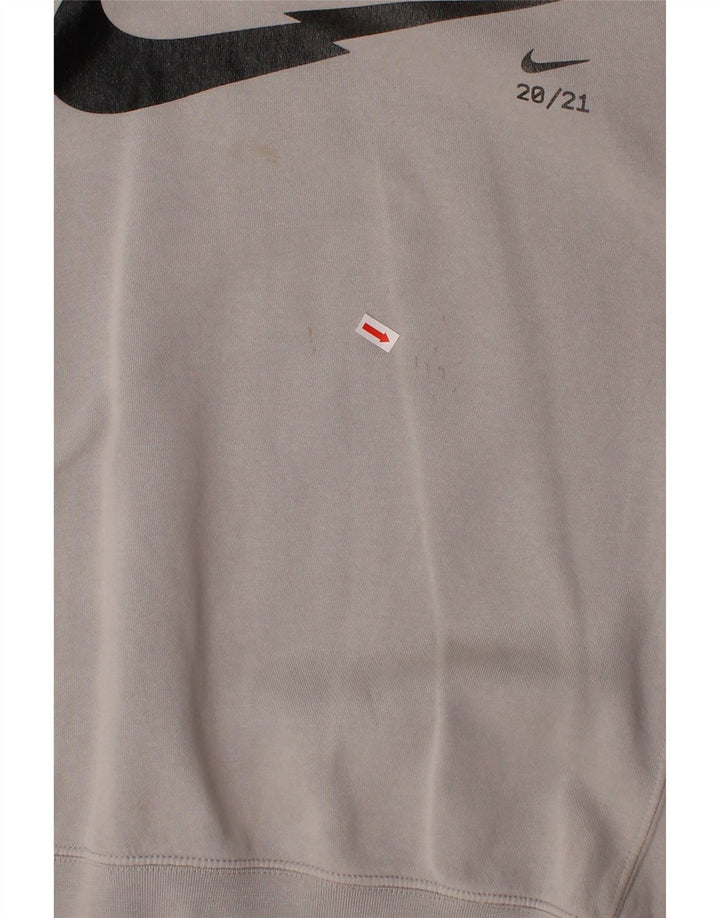 NIKE Mens Standard Fit Graphic Sweatshirt Jumper XS Grey Vintage Nike and Second-Hand Nike from Messina Hembry 