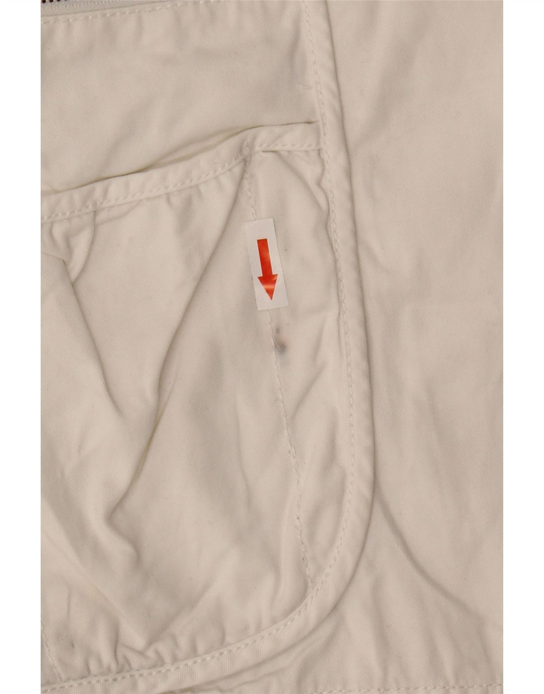 French Connection Herren-Cargoshorts, W36, Größe L, weiße Baumwolle